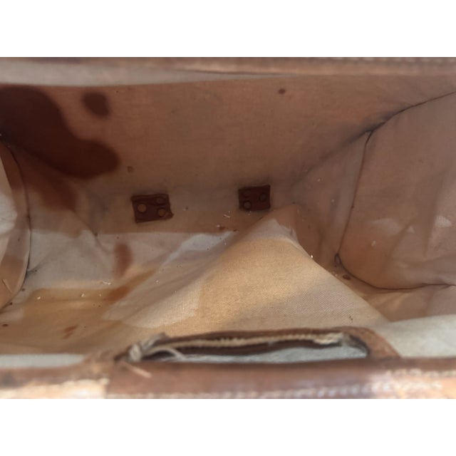 Vintage U.S. Mail City Collection Canvas Postal Bag Leather Trim For Sale - Image 10 of 10