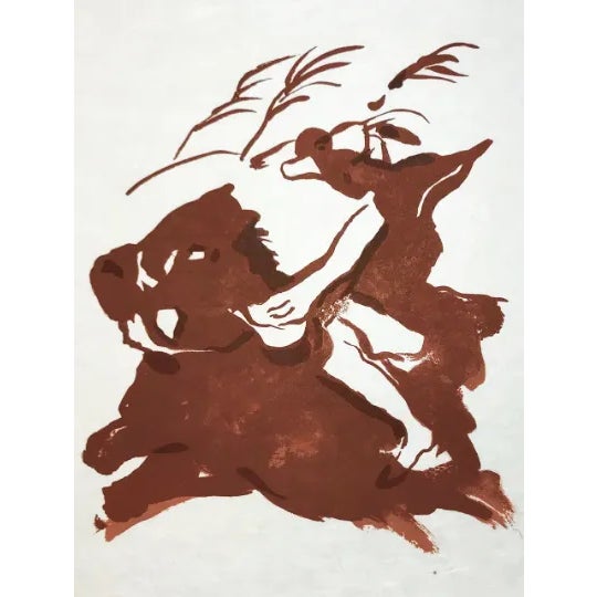 Abstract 1962 Francisco Bores Original Lithograph 10 Mourlot Freres For Sale - Image 3 of 3