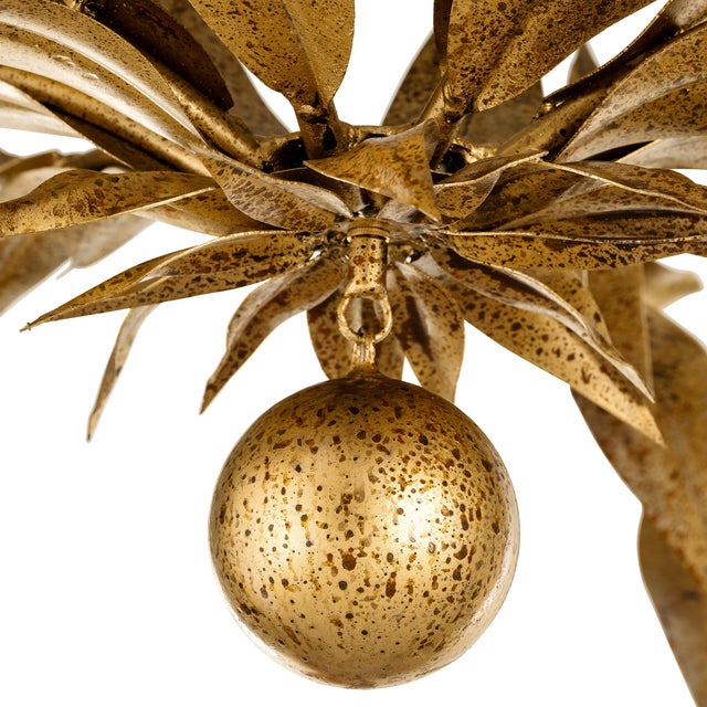 The Margaret runs nearly eight feet tall and three feet across in blackened steel  more object than fixture, its...