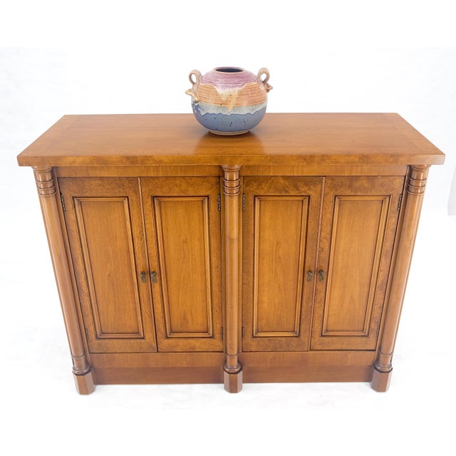 Two Drawers Two Draws Empire Revival Server Credenza Sideboard Cabinet MINT For Sale - Image 15 of 18