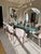 Custom Mgo Stone Classics Green Glazed Lava Stone Oval Dining Table, 106" For Sale - Image 4 of 9