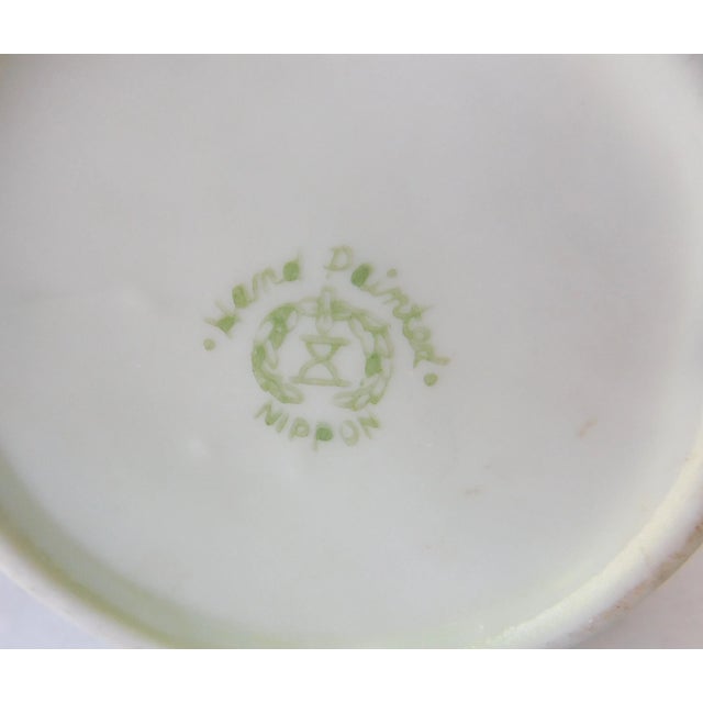 Antique c.1890 Hand-Painted Porcelain Nippon Shaving Mug For Sale In New York - Image 6 of 10