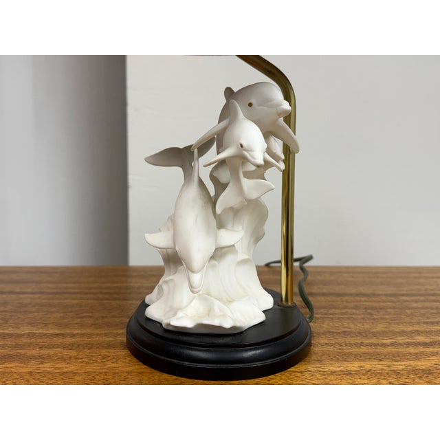 Lenox Dance of the Dolphins Table Lamp For Sale - Image 9 of 12