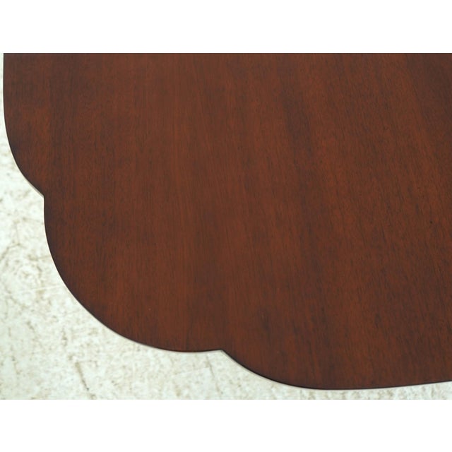 1990s Kindel Mahogany Double Pedestal Dining Table For Sale - Image 5 of 18