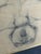 Metal René Knapen, Nude, Figurative Composition, Graphite Drawing, Framed For Sale - Image 7 of 12