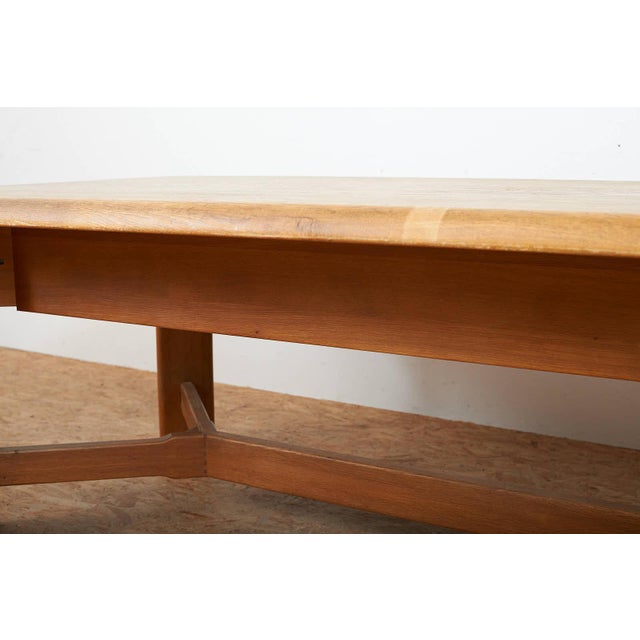 Vintage Table in Oak, 1987 For Sale - Image 10 of 15