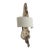 Pair of Regina Andrew Driftwood Wall Sconces in Silver Leaf Finish For Sale