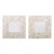 Modern Capiz Shell Framed Mirrors, Pair For Sale