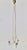 Mid-Century Brass 3-Light Chandelier, 1950s For Sale - Image 11 of 18