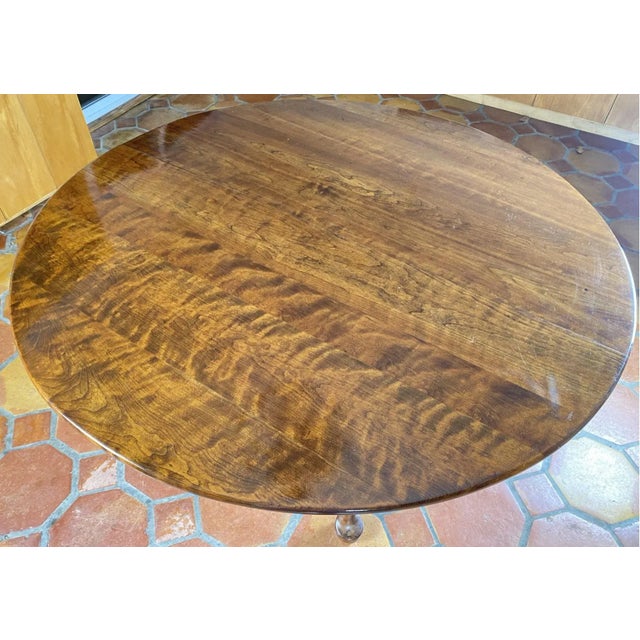 Mid 20th Century MidCentury Stickley Round Dining Table With Tapered