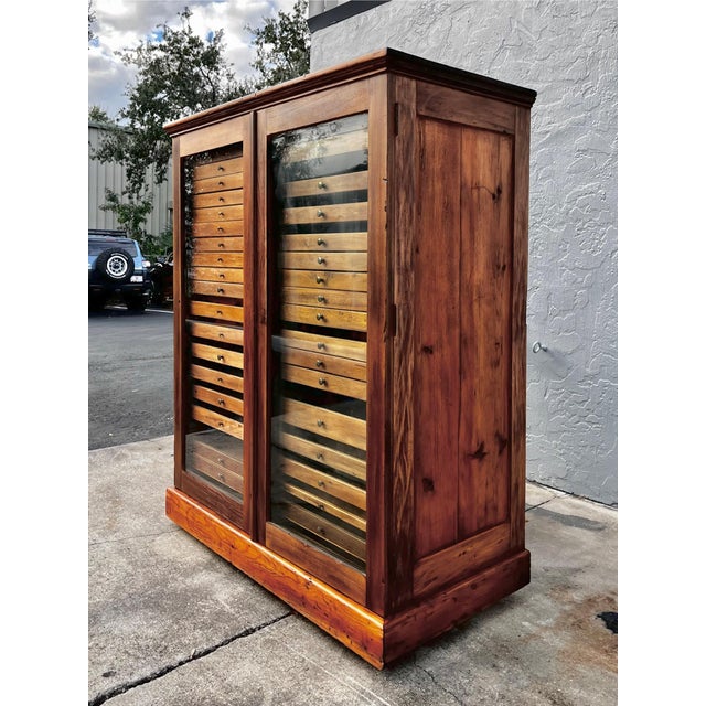 Antique Collector's or Specimen Cabinet | Late 19th Century For Sale - Image 4 of 18