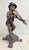 Wood Large Antique European 1800's Carved Wood Fiddler Violinist Sculpture Statue Music For Sale - Image 7 of 18