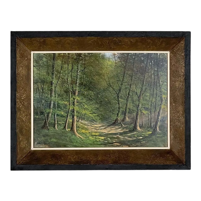 Framed Oil Painting on Canvas by Ewald Kreusch (1895-1960) For Sale