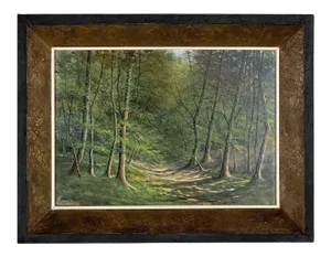 Framed Oil Painting on Canvas by Ewald Kreusch (1895-1960)