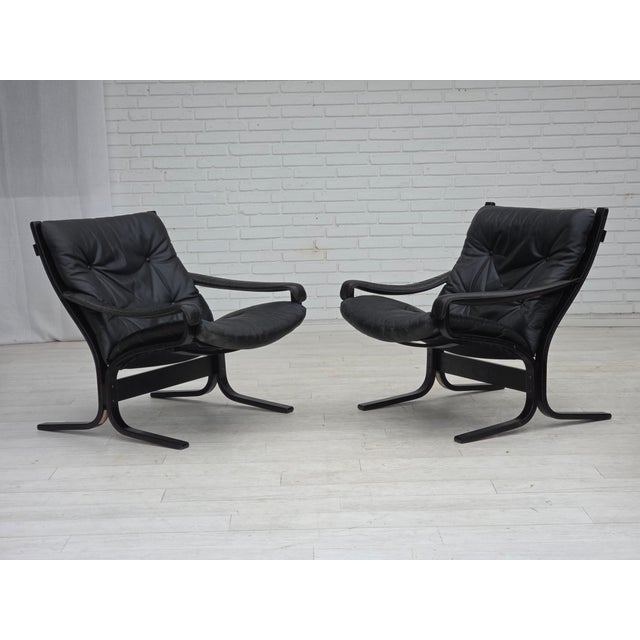 Norwegian Siesta Lounge Chair in Leather by Ingmar Relling for Westnofa, 1970s For Sale - Image 18 of 18