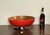 Larry Laslo Towle Futura Series Modern Red Center Bowl With Cutting Board 1980s Post Modern For Sale In Greenville, SC - Image 6 of 12