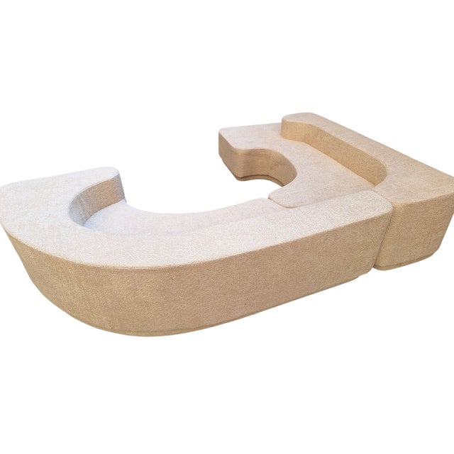 Vintage Lara Sofa in White Bouclé by Roberto Pamio for Stilwood, 1970s For Sale - Image 17 of 18