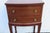 Tall Bow Front Mahogany Nightstand Side End Table 6163 For Sale - Image 9 of 15