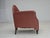 Pink Danish Armchair in Velour and Oak, 1950s For Sale - Image 8 of 18