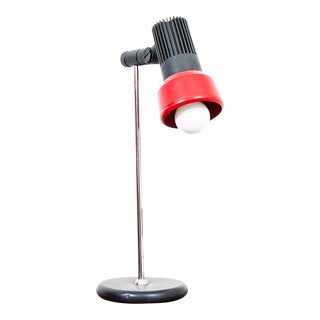Mid-Century Modern Adjustable Modular Table Lamp Black Red Office Desk Lamp For Sale