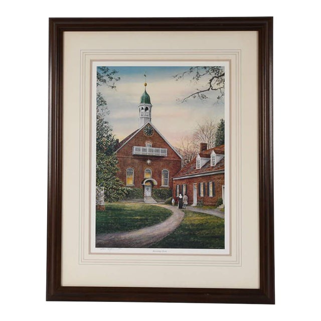 Late 20th Century Framed Print of William Mangum's "Morning Glory" For Sale