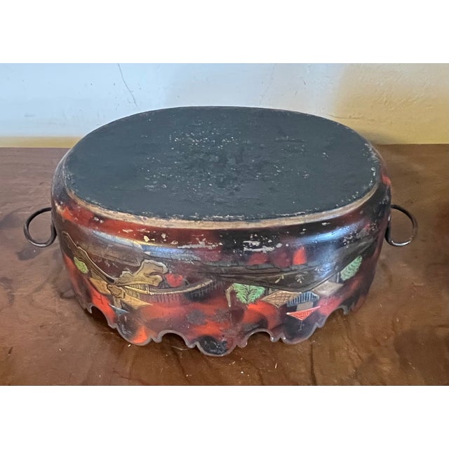 Antique Early 19th Century French Chinoiserie Tole Monteith or Cachepot Jardiniere Circa 1820 For Sale - Image 13 of 13