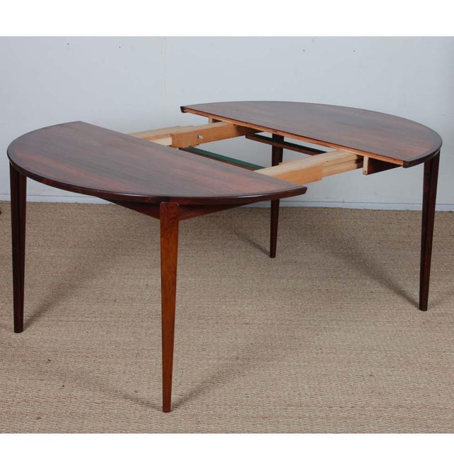 1960s Scandinavian Dining Table by Henry Rosengren Hansen for Brande Møbelindustri, 1960 For Sale - Image 5 of 14