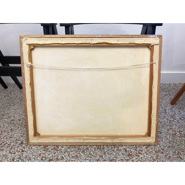 Original Abstract Oil Painting 'Monolith II' by Jeffery Stuart For Sale - Image 4 of 11