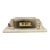 1930s Art Deco Silver Onyx Lawson Mantle Clock Model 975 For Sale