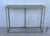New Rectangullar Gilted Iron Console Table with Metal Top For Sale - Image 4 of 18