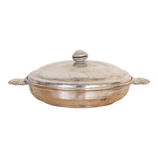 1940s Art Deco Shell Bowl With Lid, Spain For Sale