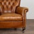Brown Pair, 20th Century Vintage Brown Leather Chesterfield Club Chairs For Sale - Image 8 of 15