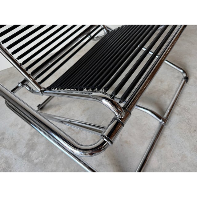 Ron Arad for "One Off " Chrome Rocking Chair, England For Sale - Image 10 of 12