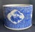 Ceramic Antique Blue and White Round Planter For Sale - Image 7 of 9