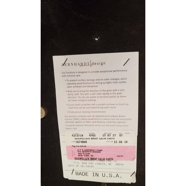 Bernhardt Design Amri Lounge Chair in Blue For Sale In New York - Image 6 of 8