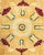 Traditional Mogul, One-of-a-Kind Hand-Knotted Area Rug in Ivory, 9' 1" x 11' 9" For Sale - Image 3 of 8