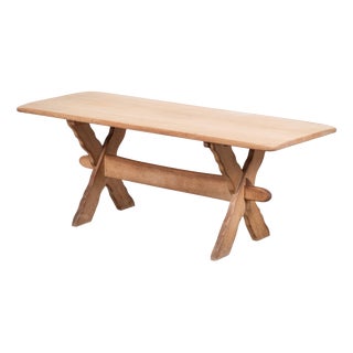 Oak Coffee Table by Henning Kjærnulf, Denmark, 1960s For Sale