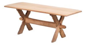 Oak Coffee Table by Henning Kjærnulf, Denmark, 1960s