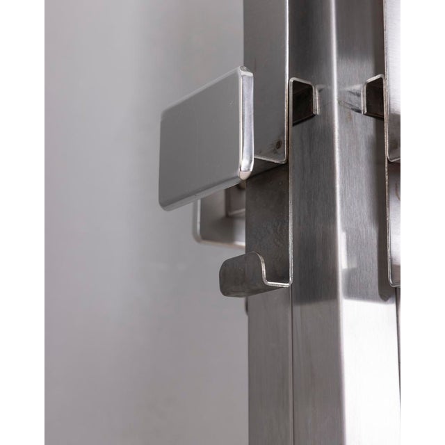 Vintage Italian Coat Hangers and Umbrella Stands in Steel, 1970s, Set of 2 For Sale - Image 10 of 12