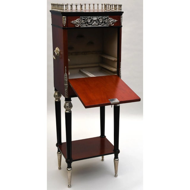 Neoclassical WMF 219 Silverplate 135-Piece Flatware Set With Original Cabinet – Mid-Century German Estate Service For Sale - Image 3 of 14