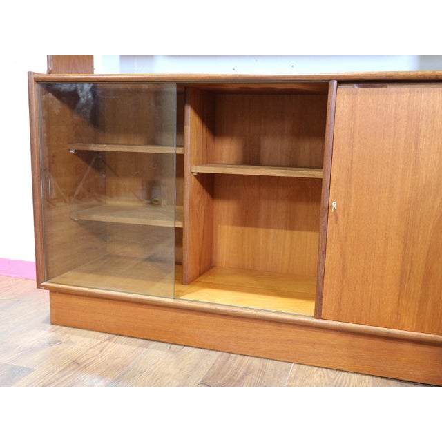 Mid Century Modern Teak Bar Cocktail Display Cabinet by Turnidge of London Danish Style For Sale - Image 10 of 11