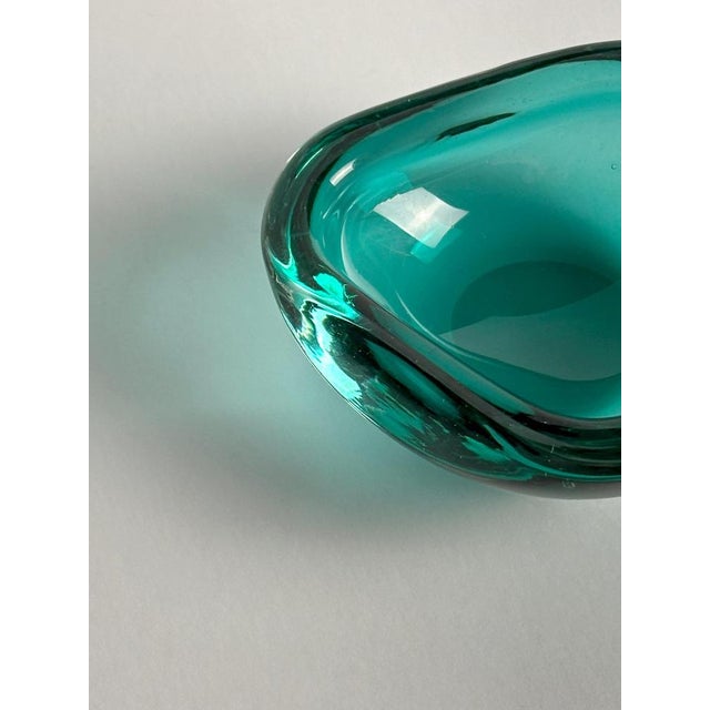 Small Mid-20th Century Murano Glass Geode Bowl from Archimede Seguso, Italy, 1960s For Sale - Image 4 of 10