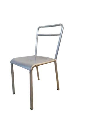 Chair in Aluminum in the Style of Gio Ponti for Montecatini, 1950s