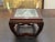Cinnamon 1900s Antique Chinese Zitan Wood Stand With a Marble Top For Sale - Image 8 of 9