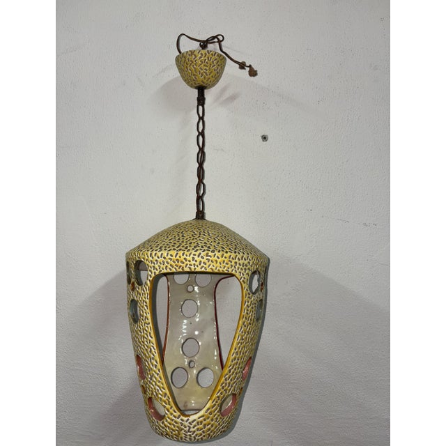 Vintage Lantern by Antonia Crespi, 1950 For Sale - Image 4 of 11