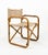 Wood Mid-Century Bamboo and Fabric Director's Folding Chairs, Italy, 1960s, Set of 2 For Sale - Image 7 of 18