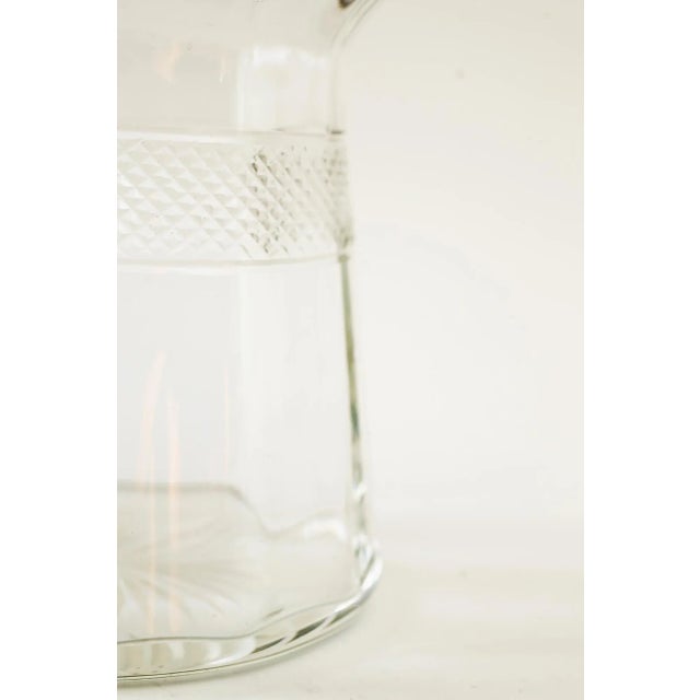 Art Deco Brass and Cut Glass Sugar Bowl, 1920s For Sale - Image 4 of 7