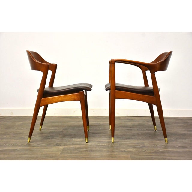 Chestnut MCM Dining Chairs Set of 6 Chairish