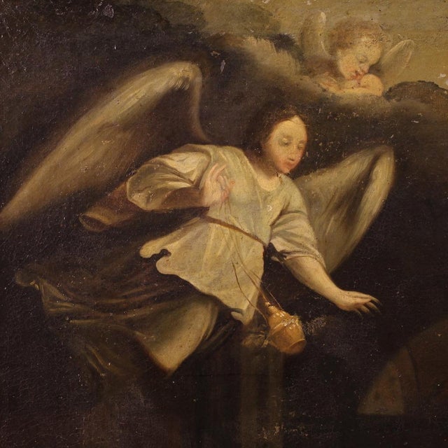 Italian Artist, Marriage of the Virgin, 1770, Oil on Canvas For Sale - Image 9 of 15