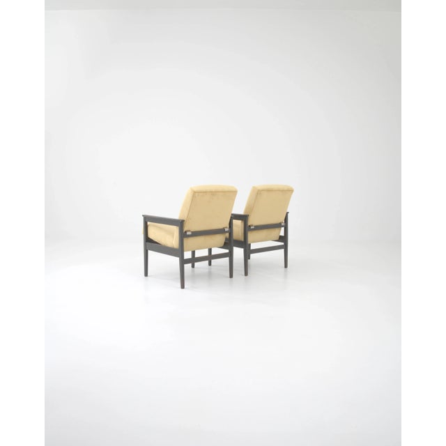 1960s, Czech Upholstered Armchairs - A Pair For Sale - Image 11 of 12